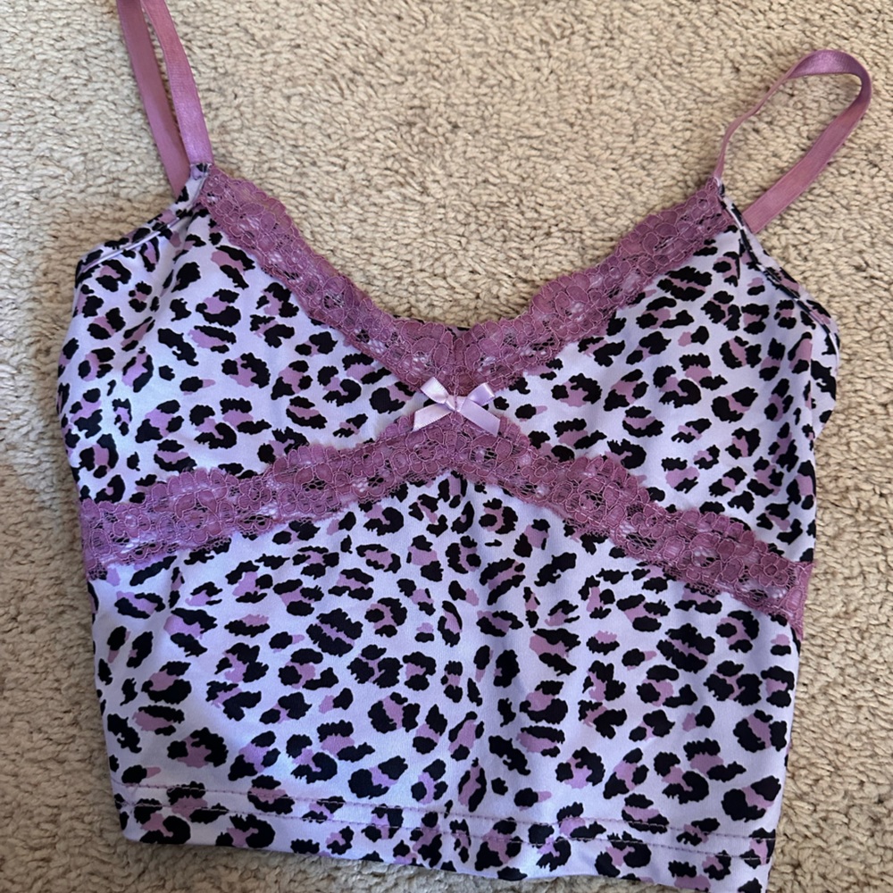 CHEETAH CROP TOP